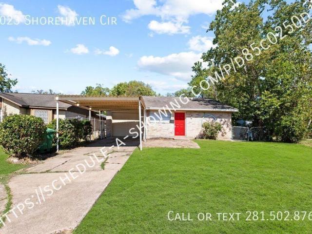 3 Bedroom Home for Rent at 5023 Shorehaven Cir, Houston, TX 77048 South Acres Crestmont Park