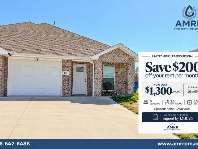 3 Bedroom Home for Rent at 110 Anita Plz, Carl Junction, MO 64834