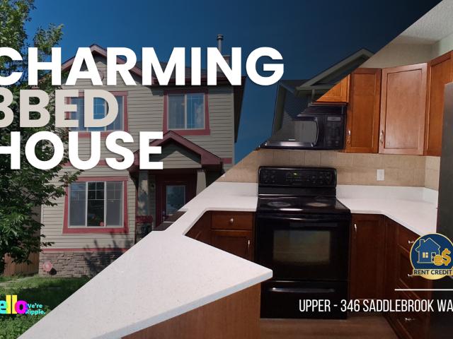3 Bedroom Home for Rent at 346 Saddlebrook Way Ne, Calgary, AB T3J 5M7 Saddle Ridge