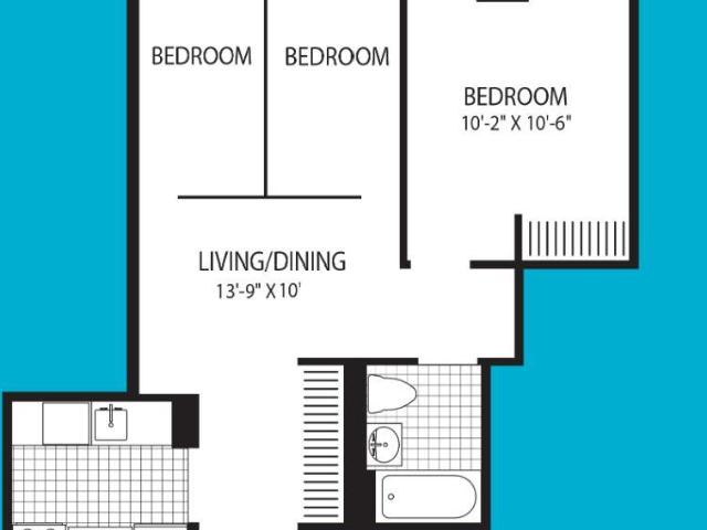 3 bedroom, NEW YORK NY 10038 92254962
