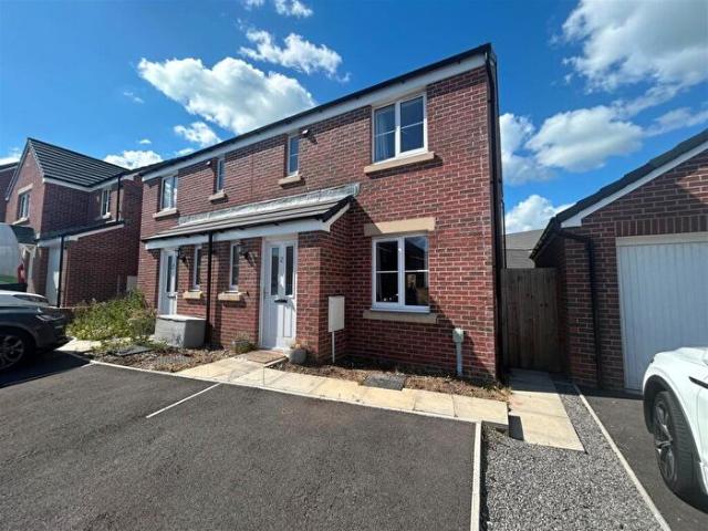 3 Bedroom Semi Detached House To Rent In Clos Pendre, Parc Derwen, Coity, Bridgend, CF35