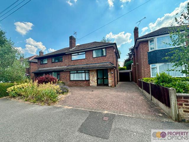 3 Bedroom Semi Detached House To Rent In Darwin Road, Mickleover, Derby, Derbyshire, DE3