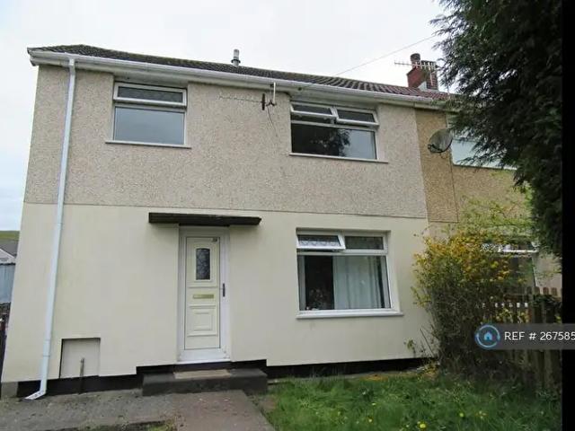 3 Bedroom Semi Detached House To Rent In Glan 'Y Nant, Bargoed, CF81
