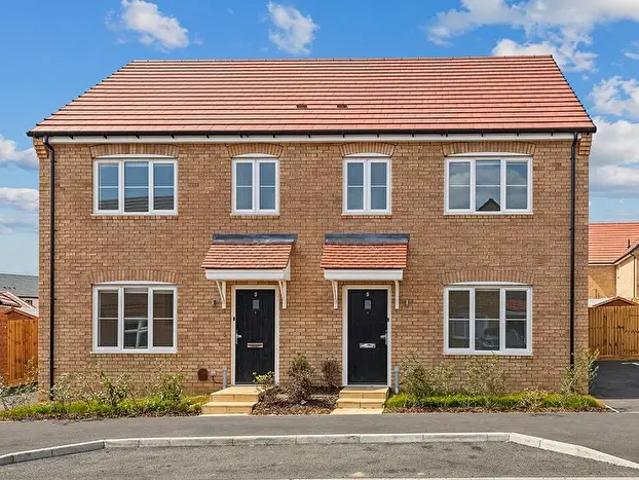 3 Bedroom Semi Detached House To Rent In Leaf Living At The Atrium, Overstone, Northamptonshire, Northampton, NN6
