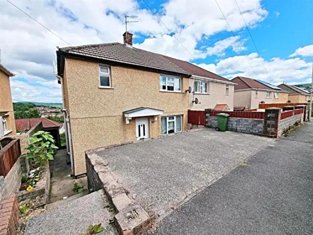 3 Bedroom Semi Detached House To Rent In Porcher Avenue, Glyncoch, Pontypridd, CF37