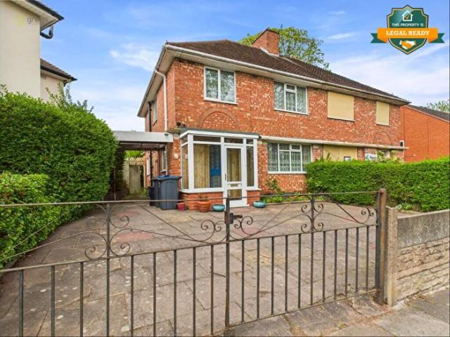 3 Bedroom Semi Detached House To Rent In Witton Lodge Road, Birmingham, B23