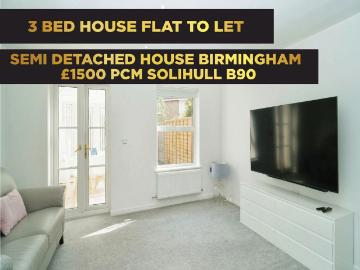 3 bedroom semi detached house to rent