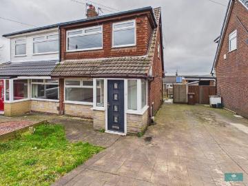 Shaw and Crompton, OL2, Bradford and West Yorkshire, North England