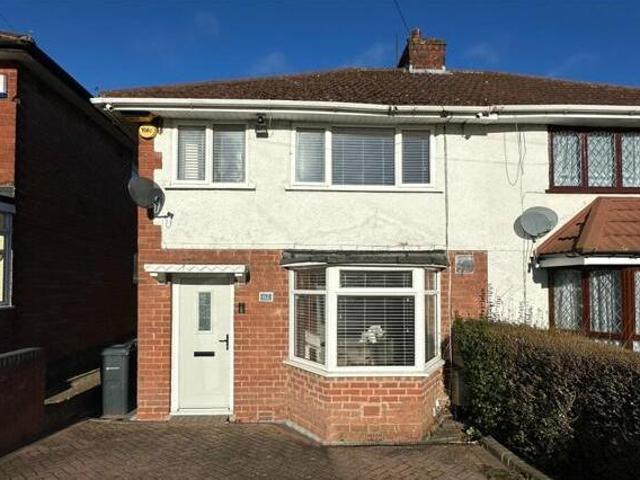 3 Bedroom Semi detached House For Sale In Birmingham