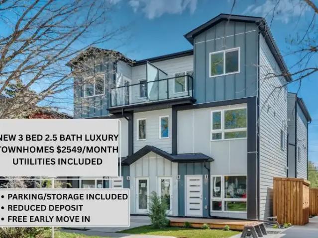 3 Bedroom Townhouse Calgary AB 104888352