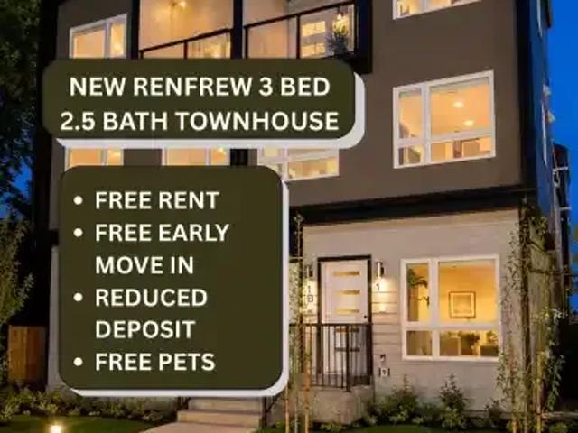 3 Bedroom Townhouse Calgary AB 105198516
