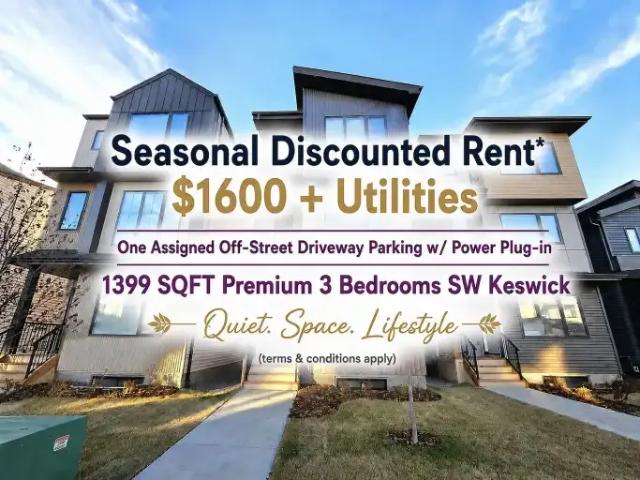 3 Bedroom Townhouse Edmonton AB 104292159