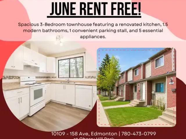 3 Bedroom Townhouse Edmonton AB 105198295