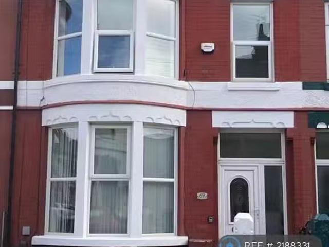 3 bedroom terraced house for rent in Walsingham Road, Wallasey.