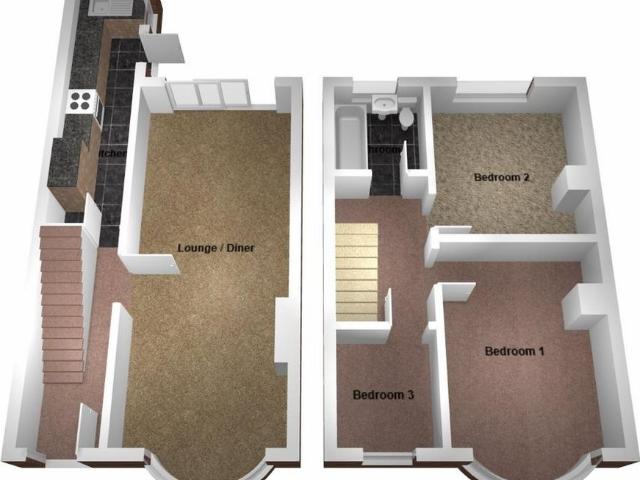 3 bedroom terraced house to rent