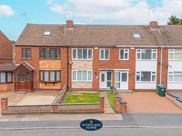 3 Bedroom Terraced House To Rent In Duncroft Avenue, Coundon, Coventry, CV6
