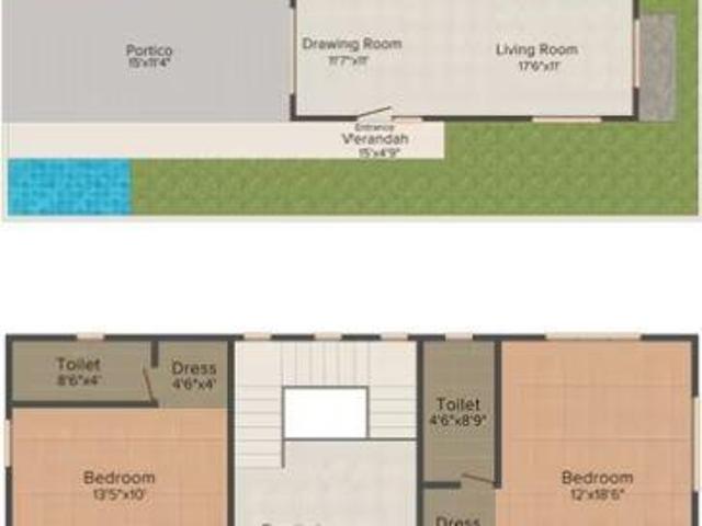3 BHK Villa in Tukkuguda for resale Hyderabad. The reference number is 14886431