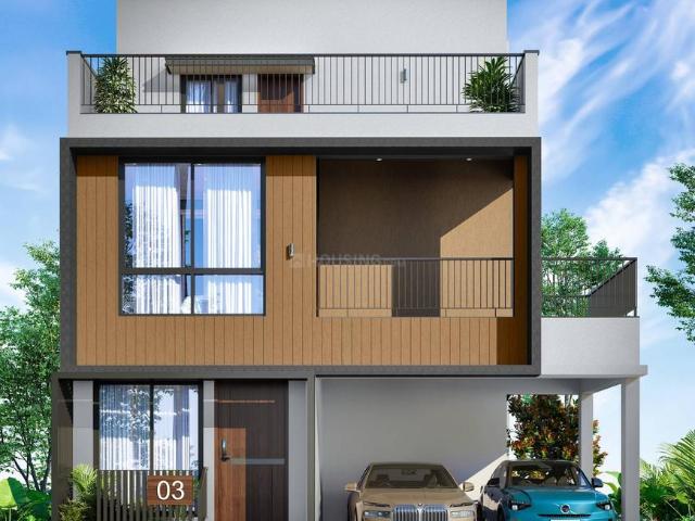 3 BHK Villa in Navalur for resale Chennai. The reference number is 20777381