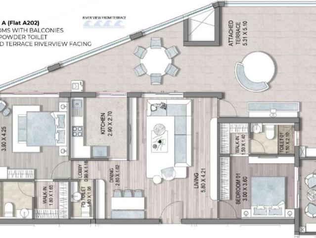 3 BHK Apartment in Colvale for resale Goa. The reference number is 19031897