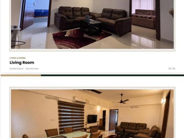 3 BHK Apartment in Chungam for rent Kottayam. The reference number is 21195770