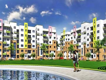 3 BHK Apartment in Champdani for resale Hooghly. The reference number is 6811700