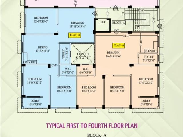 3 BHK Apartment in Chandannagar for resale Hooghly. The reference number is 14933043