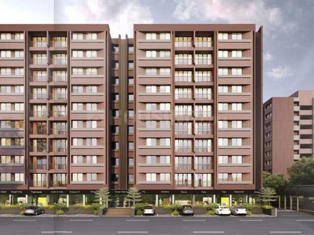 3 BHK Apartment in Chandkheda for resale Ahmedabad. The reference number is 21203836
