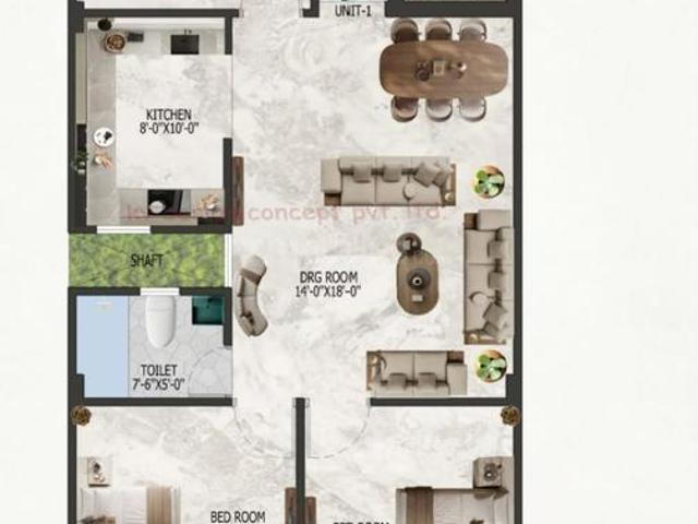 3 BHK Apartment in Chhattarpur for resale New Delhi. The reference number is 20447879