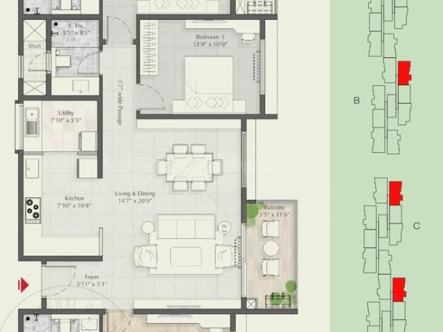 3 BHK Apartment in Chikkagubbi Village for resale Bengaluru. The reference number is 21246039