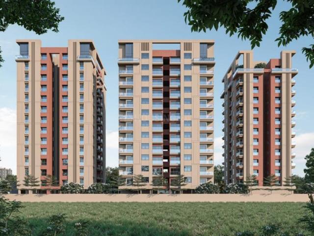 3 BHK Apartment in Adajan Gam for resale Surat. The reference number is 20391128