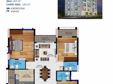 3 BHK Apartment in Avadi for rent Chennai. The reference number is 20525337