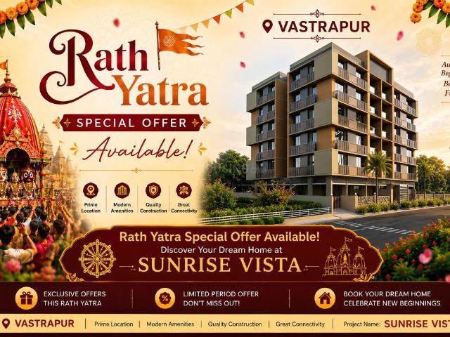 3 BHK Apartment in Bodakdev for resale Ahmedabad. The reference number is 20777328