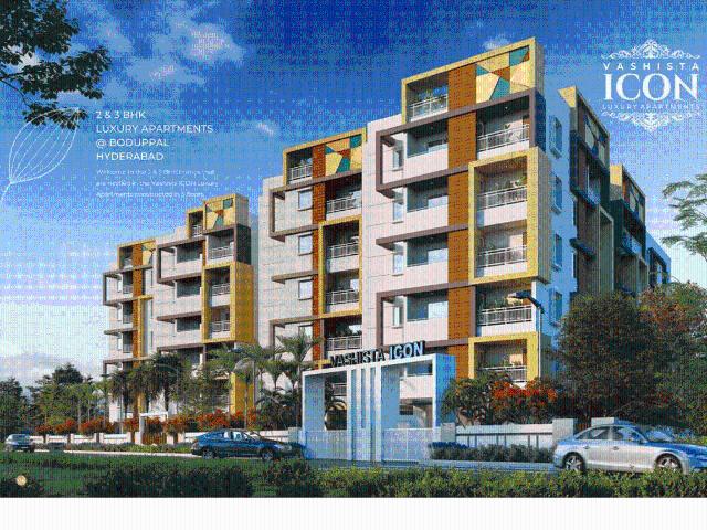 3 BHK Apartment in Boduppal for resale Hyderabad. The reference number is 13506173