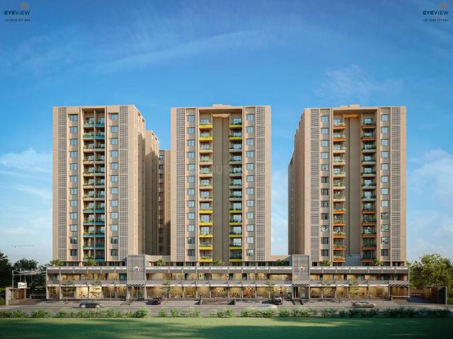 3 BHK Apartment in Bopal for rent Ahmedabad. The reference number is 21325219