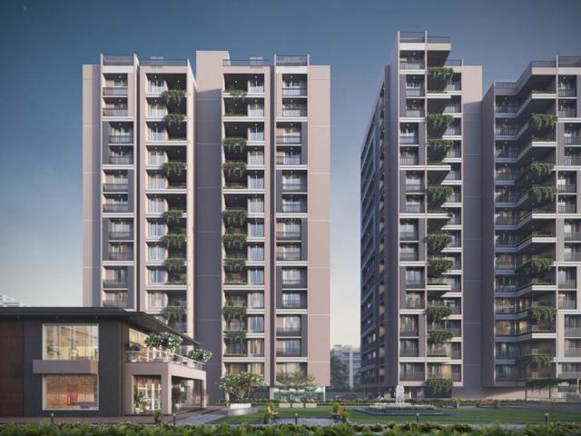 3 BHK Apartment in Bopal for resale Ahmedabad. The reference number is 21185240