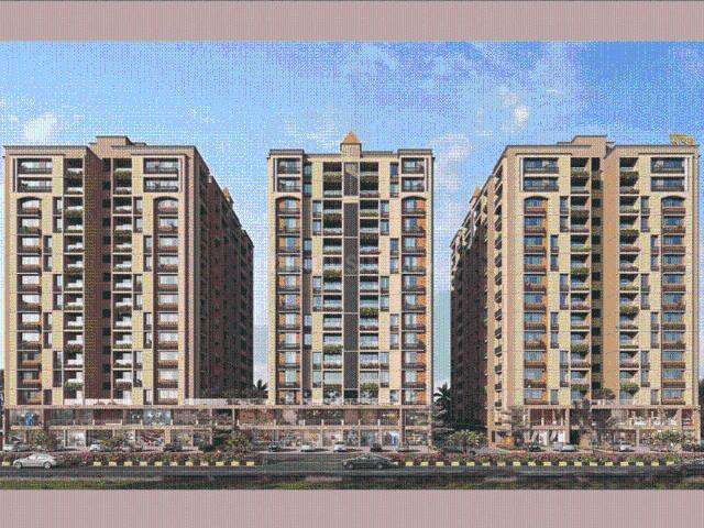 3 BHK Apartment in Bopal for resale Ahmedabad. The reference number is 21231311