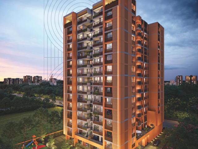 3 BHK Apartment in Bopal for resale Ahmedabad. The reference number is 21350566