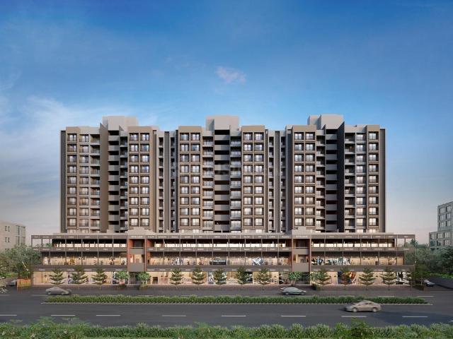 3 BHK Apartment in Bopal for resale Ahmedabad. The reference number is 21367923
