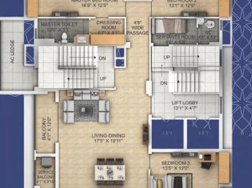 3 BHK Apartment in Ballygunge for resale Kolkata. The reference number is 20241271