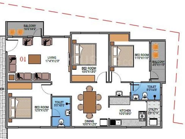 3 BHK Apartment in Banaswadi for resale Bengaluru. The reference number is 19826013
