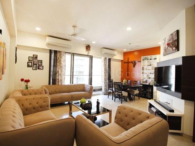 3 BHK Apartment in Bandra East for rent Mumbai. The reference number is 21371422