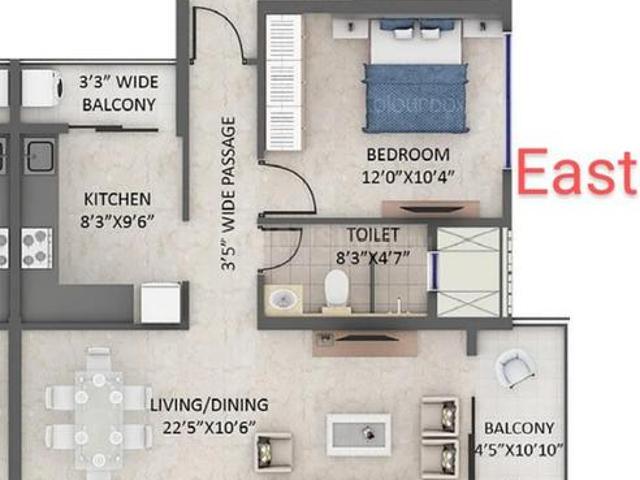 3 BHK Apartment in Baner for resale Pune. The reference number is 21121075