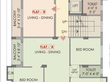 3 BHK Apartment in Bansdroni for resale Kolkata. The reference number is 18526306