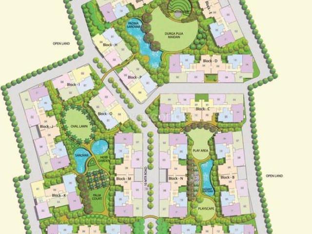 3 BHK Apartment in Barasat for resale Kolkata. The reference number is 8801791
