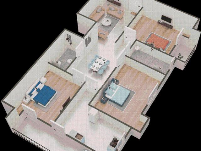 3 BHK Apartment in Bhullanpur for resale Varanasi. The reference number is 20293129