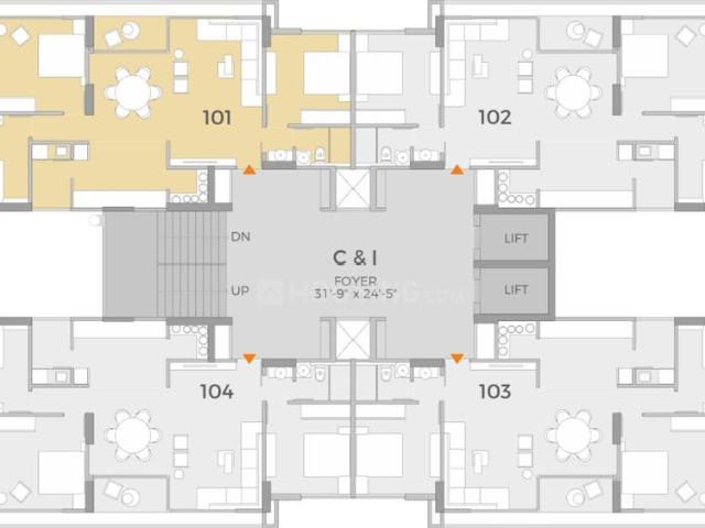 3 BHK Apartment in Bhadaj for resale Ahmedabad. The reference number is 18222063