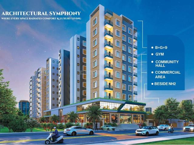 3 BHK Apartment in Gopalmath for resale Durgapur. The reference number is 21263249