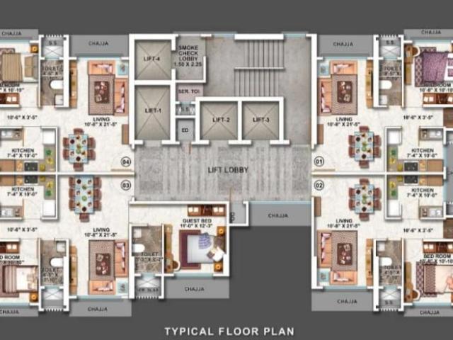3 BHK Apartment in Goregaon West for rent Mumbai. The reference number is 21177541