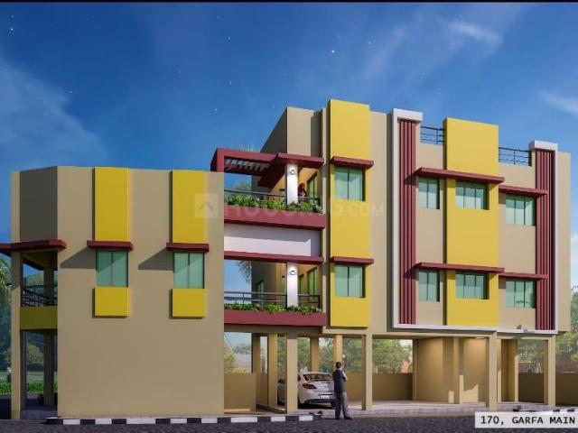 3 BHK Apartment in Garfa for resale Kolkata. The reference number is 15759595
