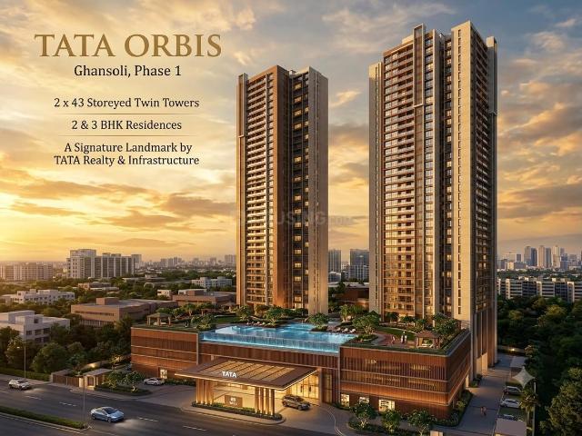 3 BHK Apartment in Ghansoli for resale Navi Mumbai. The reference number is 21042401
